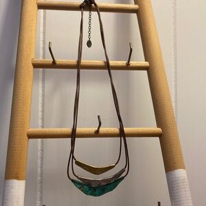 SILPADA Jewelry - Retired ~ Patina Brass & Sterling Silver 'CAYMAN' Necklace